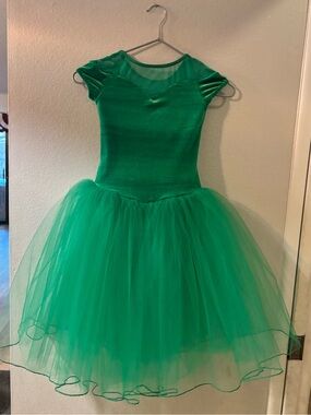 Weissman Emerald Green Tulle Ballet Costume Dress
